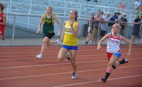 Bailey Swogger took third in the 100 meter dash and qualified for the PIAA championships.