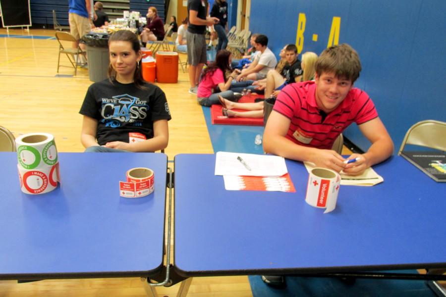 Brooke+Cmar+and+Jake+Stapleton+were+student+volunteers+at+the+most+recent+Blood+Drive+sponsored+by+the+Leo+Club+at+Bellwood-Antis+High+School.