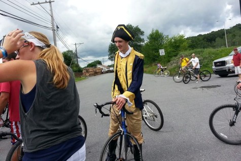 Riders dress in costumes of all sorts for Freedom Ride, and you never know just what you will see next.
