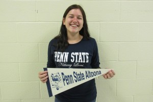 Penn State is definitely in the future plans of senior Emily Estright, who could be heading to University Park or Altoona Campus next fall.