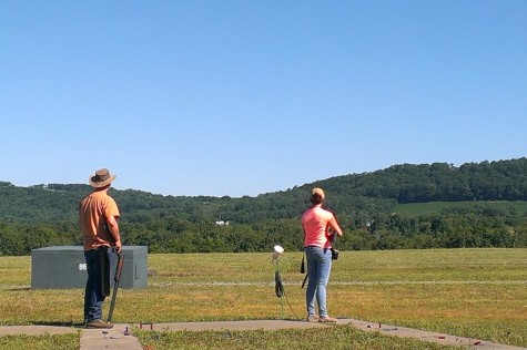 Amanda Wertz practices shooting several times a week.