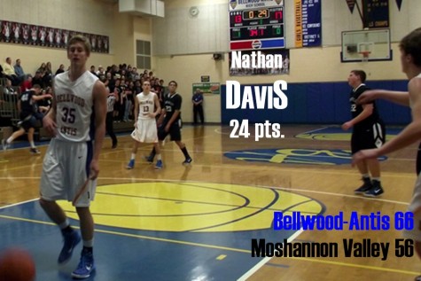 Nathan Davis ripped Mo Valley for 24 points as the Devils won in a sloppy game.