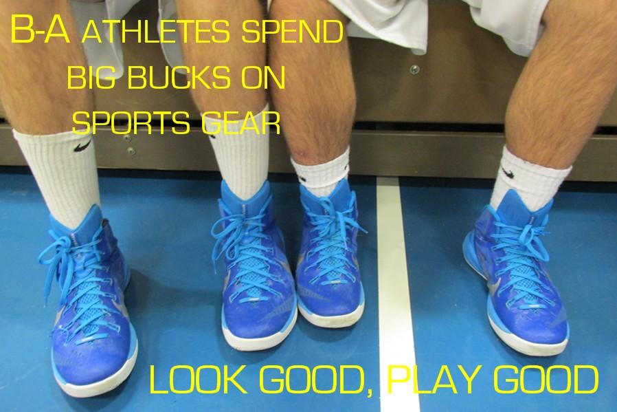 Tyler Shultz and Jake Burch are like most basketball players at B-A, with over $100 invested in socks and shoes alone.