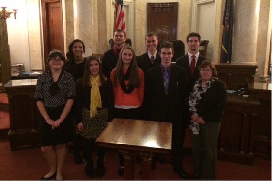 The+mock+trial+team+lost+its+match+to+Bishop+McCort+at+the+Cambria+County+Courthouse+in+Ebensburg.++Team+members+present+were%2C+front+row%3A+Kerri+Little%2C+Sarah+Knisely%2C+Taylor+Shildt%2C+Lucas+Tuggy%2C+and+coach+Sally+Padula%3B+back+row%3A+Kayla+Wooten%2C+coach+Kerry+Naylor%2C+Isaac+Mills%2C+and+Randy+Zitterbart.