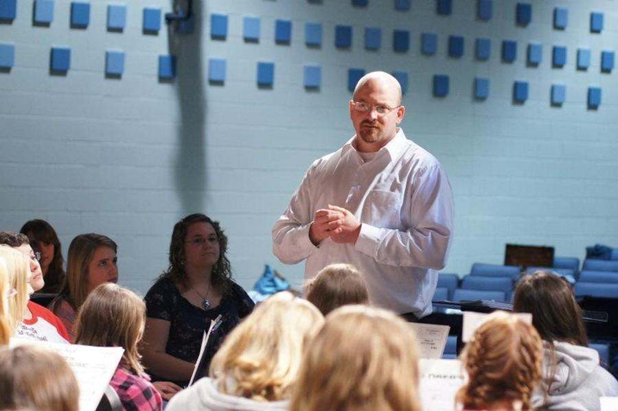 Travis J. Weller, the Director of Bands for the Mercer Area School Districts junior and senior high, was the guest conductor at the Blair County Junior High Band Festival.