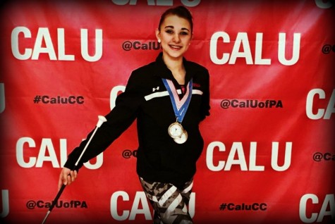 Mikala McCracken has been competing in high-level twirling competitions for several years now.