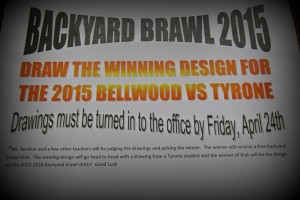 Backyard Brawl T-Shirt designs must be submitted soon.