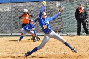 Taylor Shildt struck out two in relief of starter Maddie Miller.