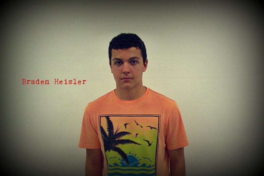 Freshman Braden Heisler.
