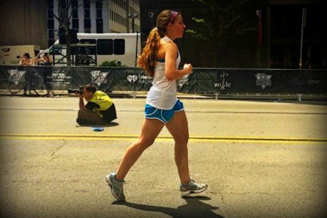 Hannah Claar, B-A Class of 2012, was one of a small contingent of runners with Bellwood ties to run in the Pittsburgh Marathon.