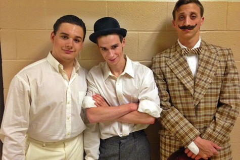 Revel Southwell, Lucas Tuggy and Aaron Mogle are three of the leading men in the Bellwood-Antis production of The Music Man.