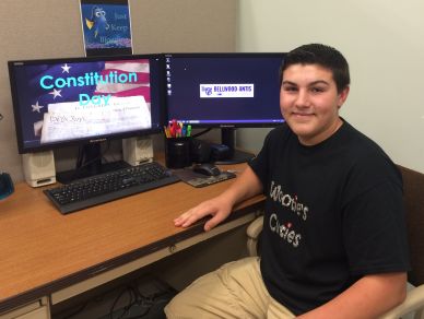 B-A sophomore Kermit Foor created a cool video about Constitution Day.