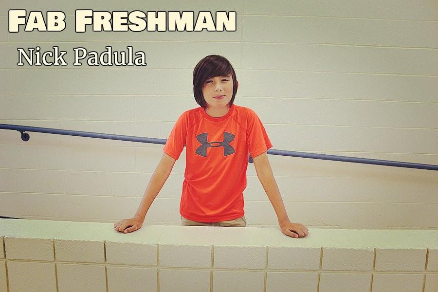 Nick Padula is enjoying his first year in the high school.