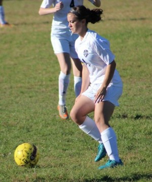 Marissa Panasiti suffered an ACL injury when she was a sophomore but has recovered to become a record-setting goal scorer in soccer.