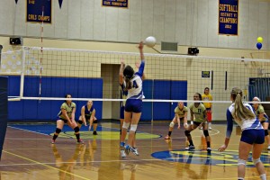 The Lady Devils volleyball team won its 13th game last night by taking down Juniata Valley.