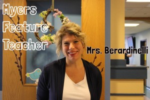 Mrs. Berardinelli is a reading specialist at Myers.