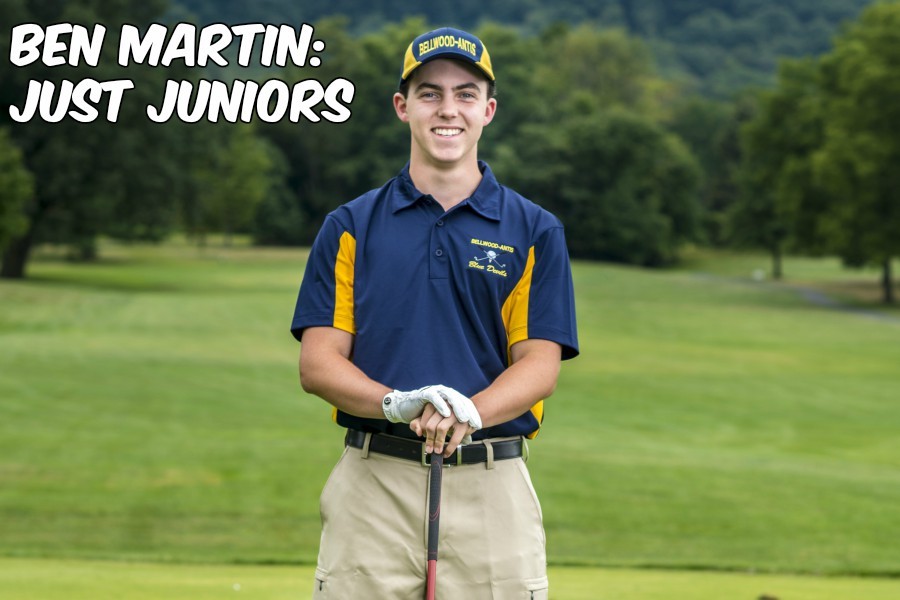 Ben Martin is a member of the golf team and one funny guy.