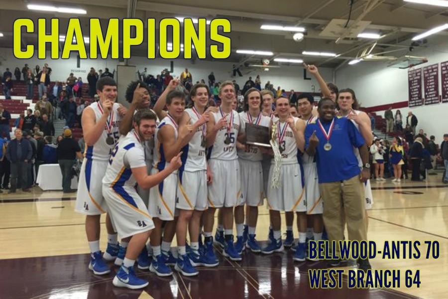 Bellwood-Antis went up at the half and then battled back to win it all against West Branch.