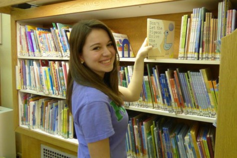 Abby Bouslough is part of a new reading initiative through the University of Pittsburgh to provide books for youngsters.