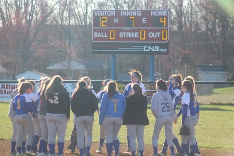 Despite trailing big early on the road, the Blue Devil softball team rallied for a big win at West Branch.