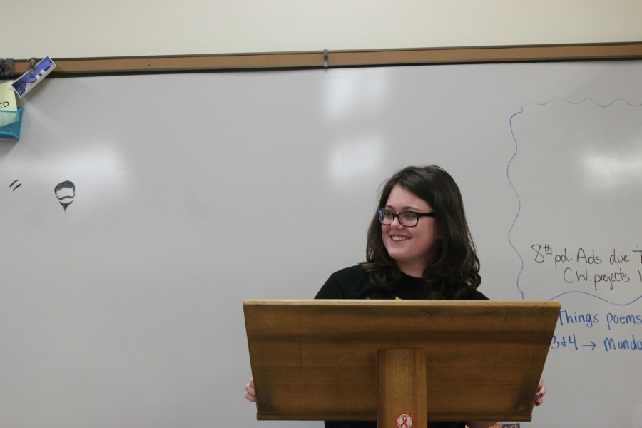 Kerri Little is excited to have one more chance to publicly argue before graduating in June.