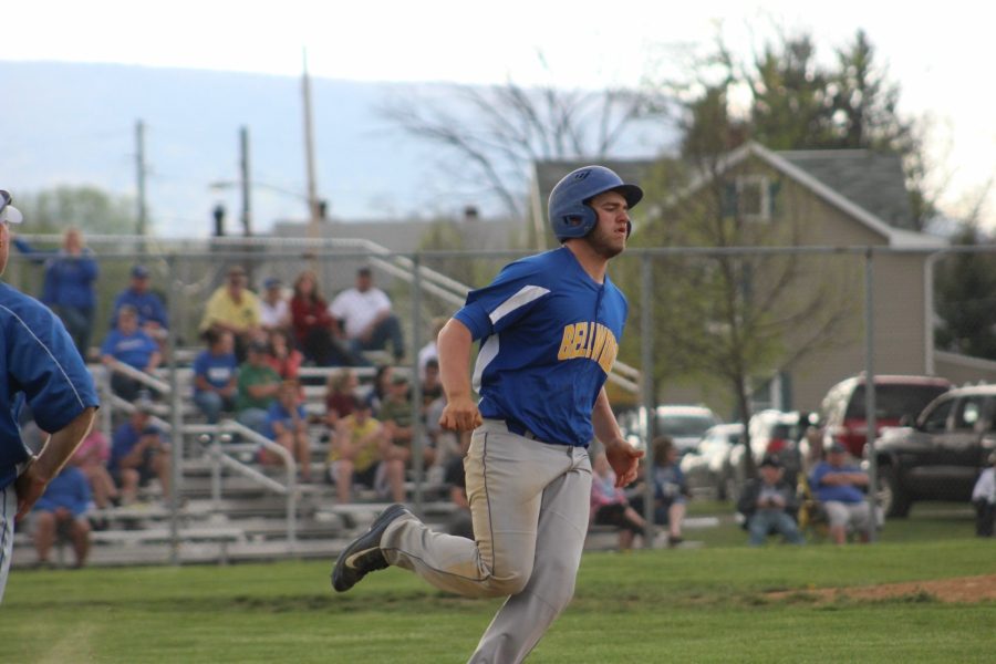 Jack Showalter drove in a big run in the sixth to start a BA rally against Mount Union.