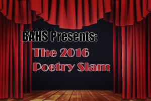 The Poetry Slam will be held in May