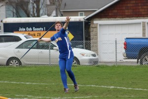 Jarrett Taneyhill placed fourth in  the javelin at the Igloo Invitational. 