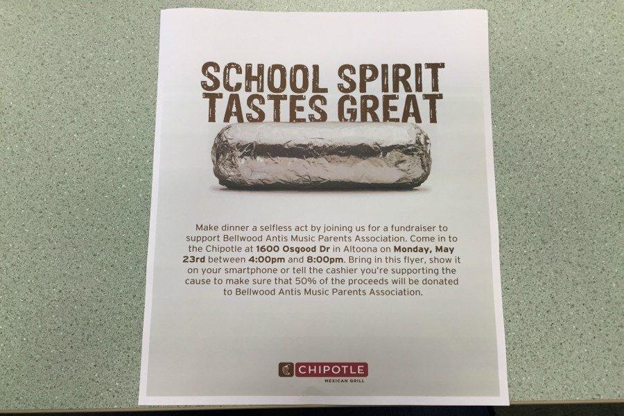 Show this flyer to help the B-A music department!