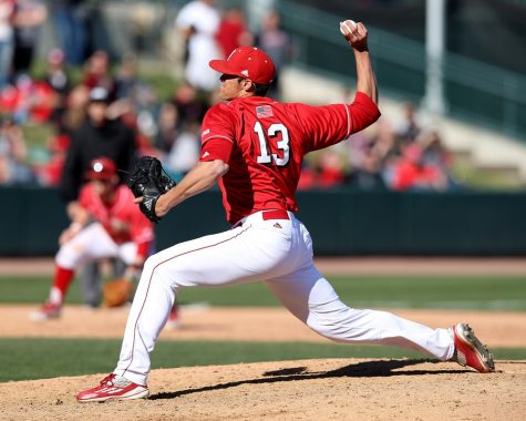 Chad Luensmann leads Nebraska in ERA at 1.23.