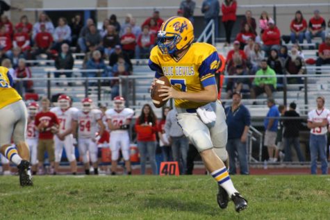 Jarrett Taneyhill continued to set records for the Blue Devils against Everett.
