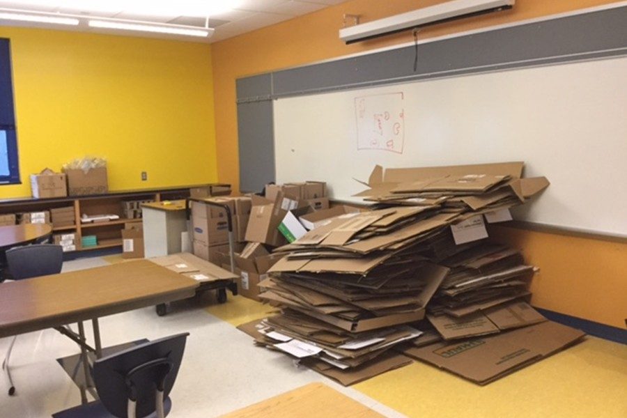Old+cardboard+boxes+and+discarded+gadgets+will+be+the+building+blocks+for+students+in+the+Myers+Makerspace.