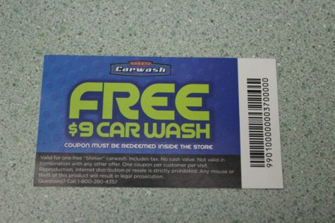 the band is selling carwash tickets.