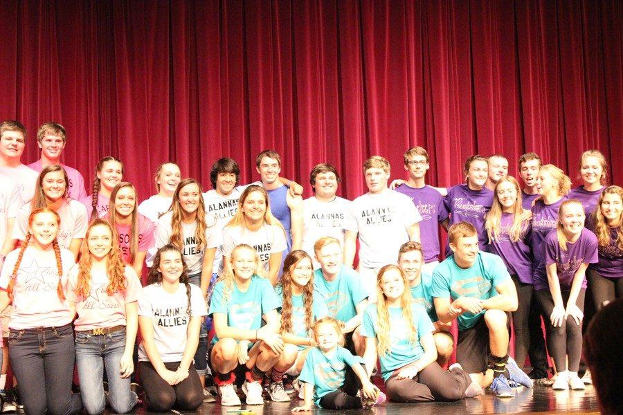 The+six+Homecoming+candidates+and+their+teams+put+on+an+amazing+show+at+Skit+Night.+