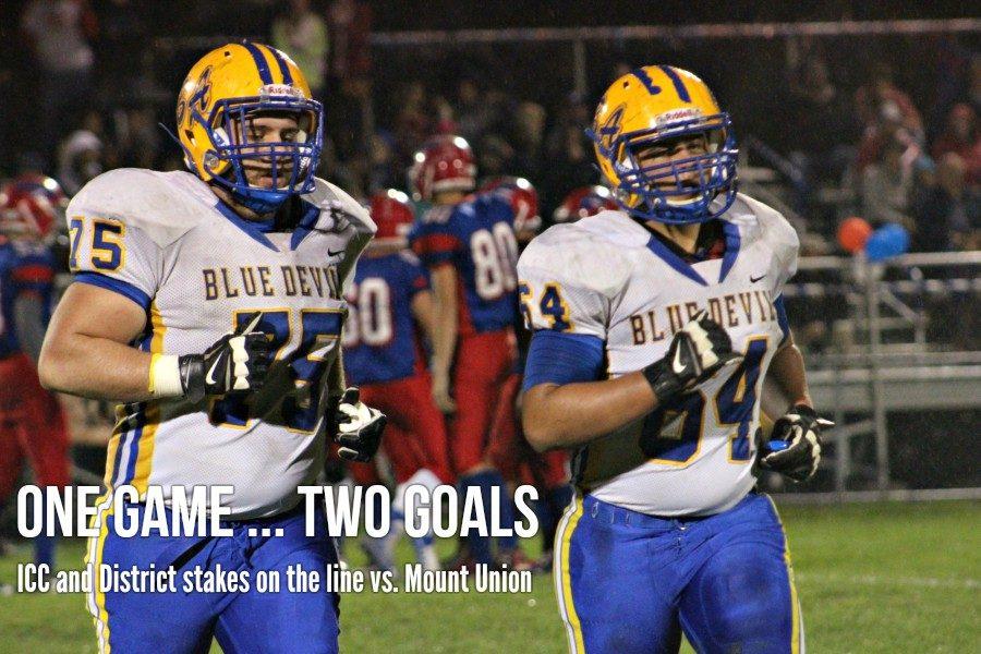 Defense from players like Austin Desch and Adam Bowers will be big against Mount Union.
