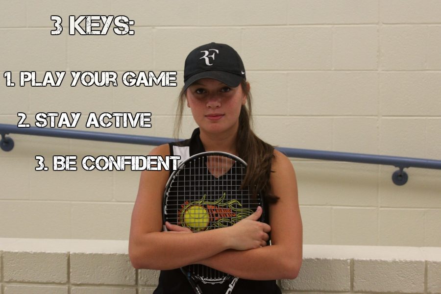 Junior Tina Hollen gives 3 keys for success at the District championships.