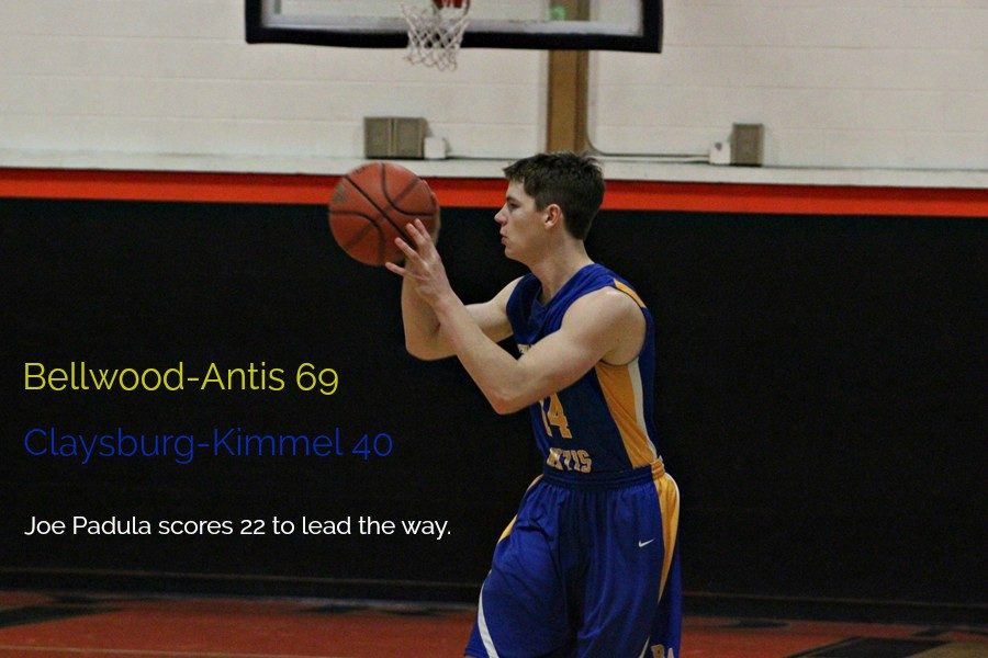 Joe Padula was the leading scorer for the Blue Devils in a win at Claysburg-Kimmel.