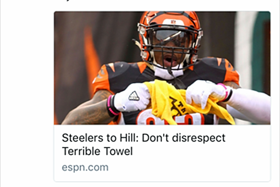 The+Bengals+made+another+mistake+against+the+Steelers+when+they+dissed+the+Terrible+Towel.