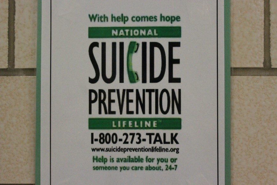 At B-A, there are many suicide prevention posters in the hallways  of the high school and the middle school. 