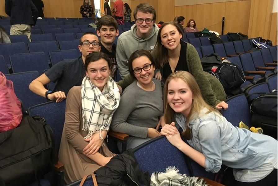District chorus singers from Bellwood-Antis included, front row (l to r): Stephanie Mills, Hannah Hornberger, and Grace Misera; back row: Cooper Burns, Robert VanKirk, Ryen Beam, and Addison Clemente.