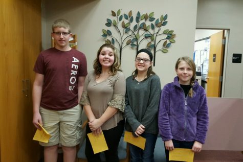 Cameron McMillan, Teresa Flynn, Caylie Conlon, and Lainey Quick have been selected as the Middle Students of the Week.