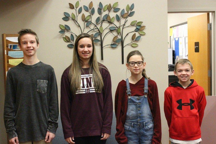 Kole Robison, Ashlyn Holby, Hannah Regan, and Kole Dickinson are the most recent Students of the Week.