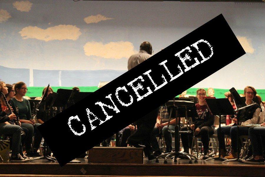 Junior+High+County+Band+was+cancelled+yesterday+due+to+the+dangerous+weather+conditions+brought+on+by+a+winter+storm.