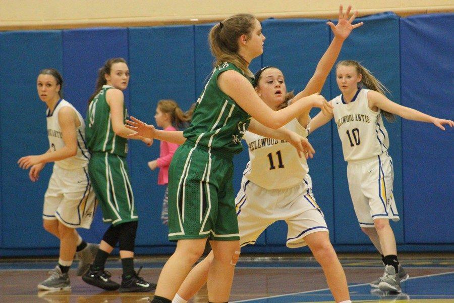 Sophie Damiano was one of several Lady Devils to turn it up defensively against Juniata Valley last night.