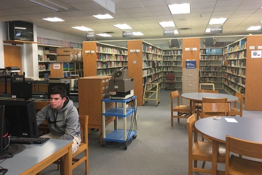 Now that the Media Center is attracting more students than ever, the traditional library doesnt get quite as much business as it once did.