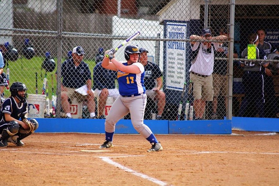 Sophomore Jestelyn Heaten delivered the only hit for the Devils against P-O.