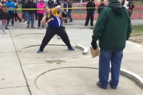 Chris Wertman is dominating the ICC shot put circuit in only his first year trying the event.