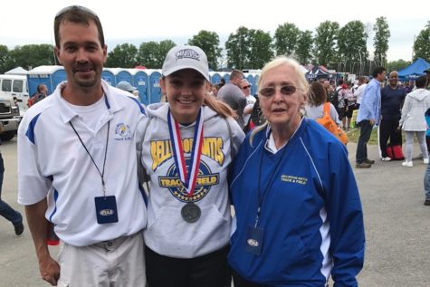 Alexis Gerwert earned a silver medal in the pole vault at the PIAA championships.