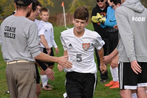 Corey Johnston scored a pair and had a hand in every goal in the soccer teams win over P-O.