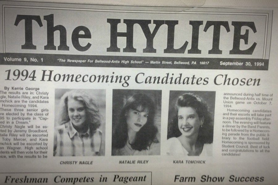 Homecoming was a little different in 1994, but the three candidates were just as anxious as the court this year.